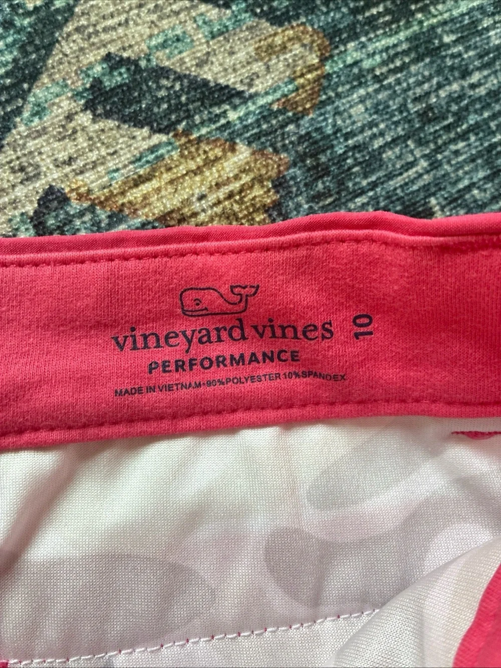 Vineyard Vines Boys Size 10 Breaker Performance Golf Pants Red